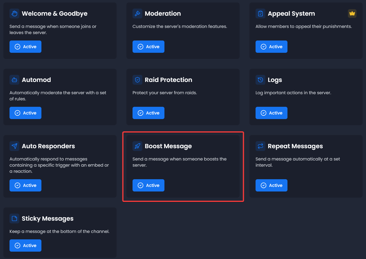 Select module