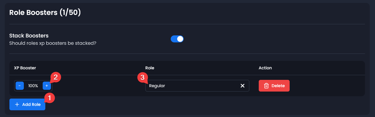 Add Role Boosters