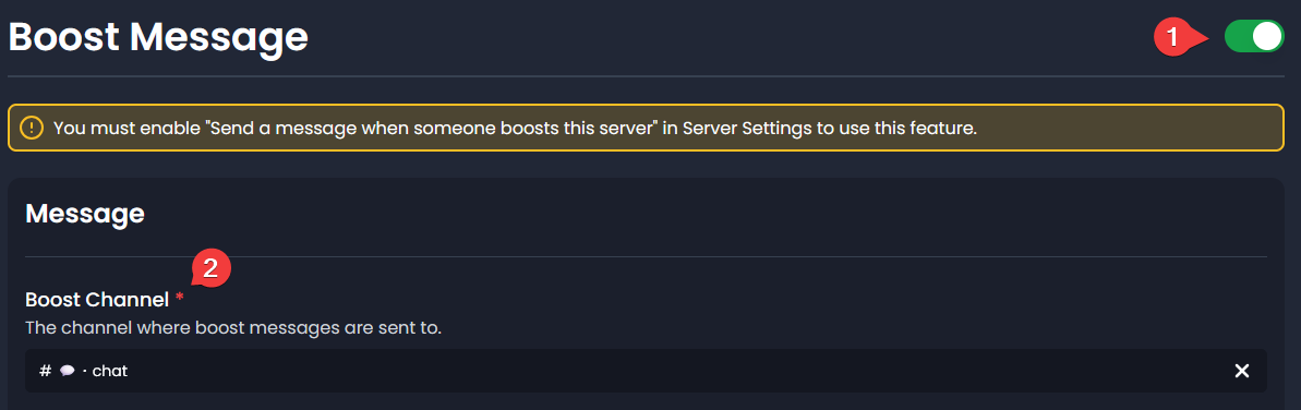 Channel selection